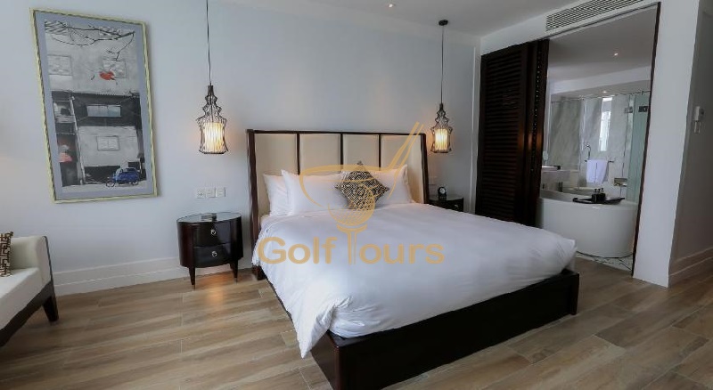 몽고메리 링크스 호텔 디럭스룸 침실(더블)